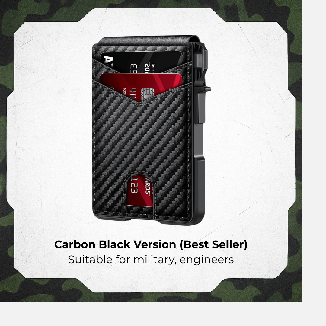 Buy 1 Wallet Get 1 Premium Key Chain - Aristo Vault® Premium Tactical Bifold Wallet