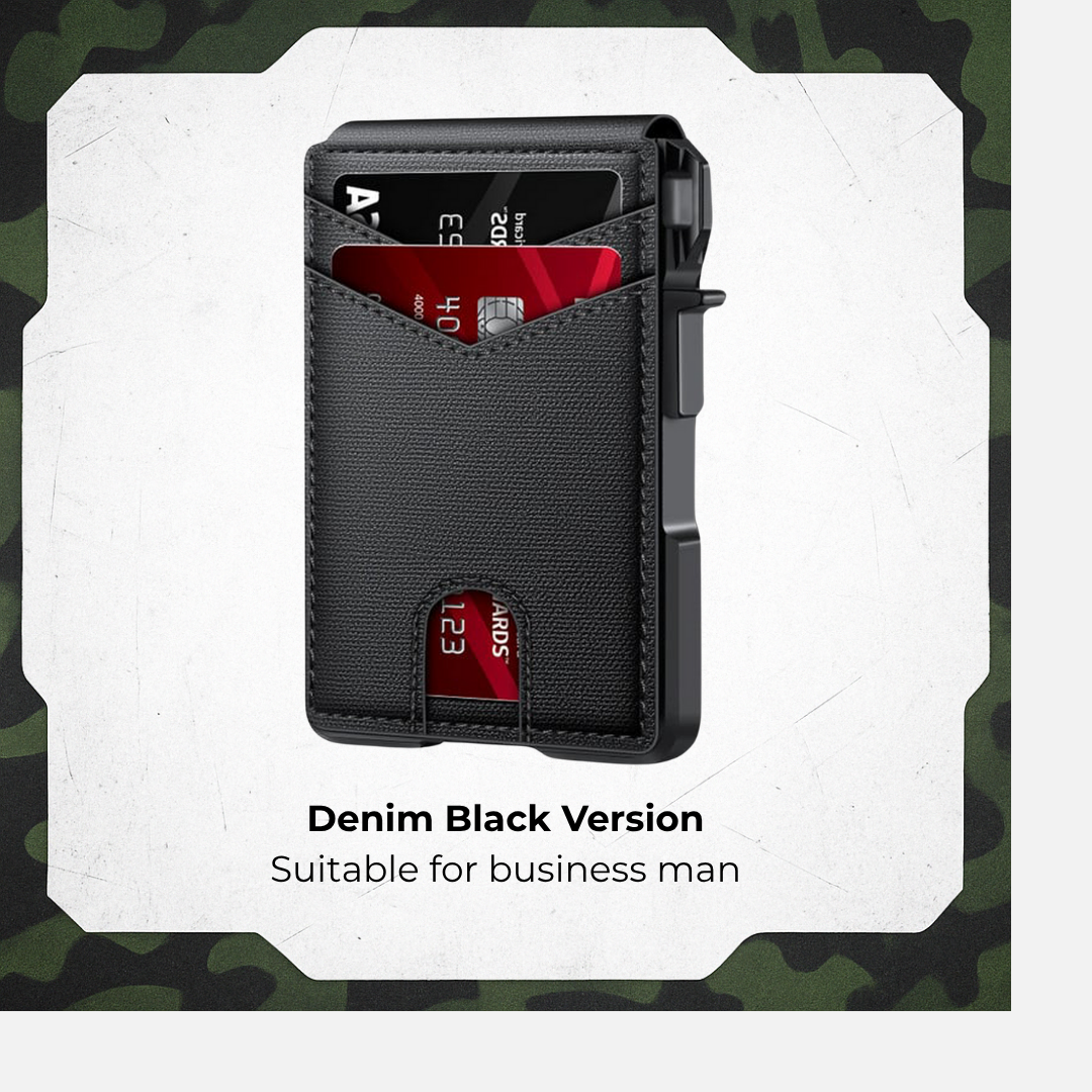 Buy 1 Wallet Get 1 Premium Key Chain - Aristo Vault® Premium Tactical Bifold Wallet