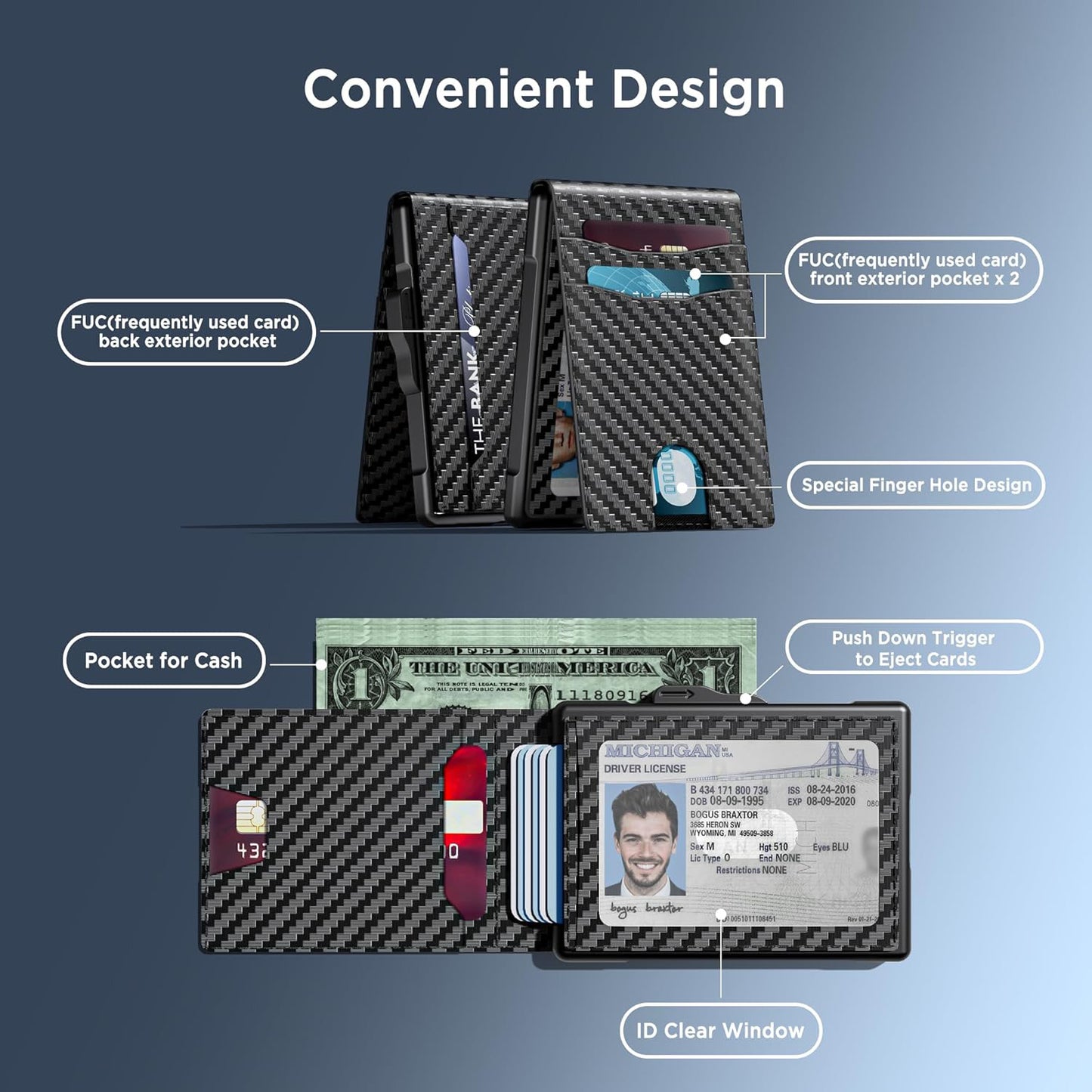 Aristo Vault® Wallet Upgraded Version 2.0 With Cash Slot