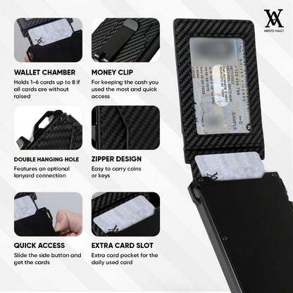 Aristo Vault® Tactical Wallet - Military Limited Issue - The Wallet That Holds the Most Cards in the World